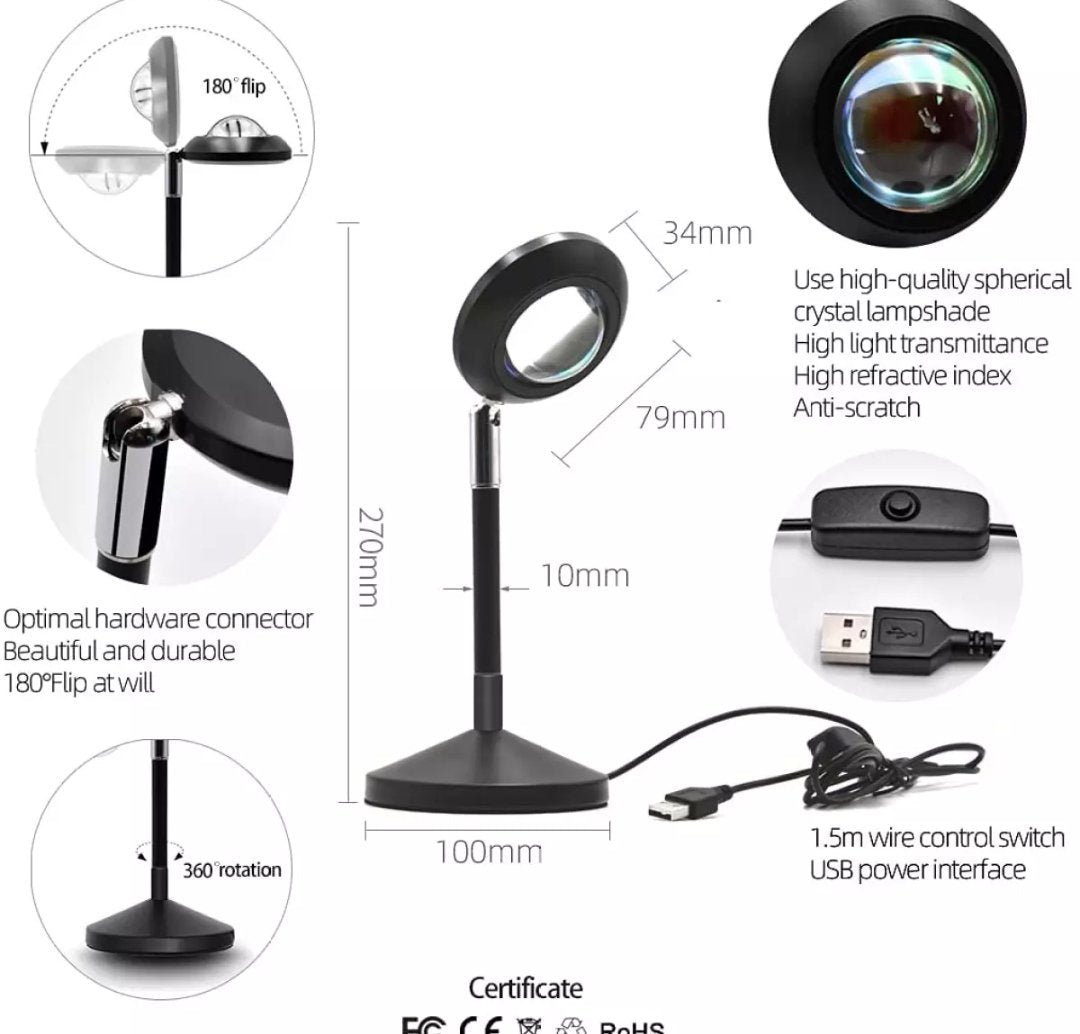 Sunset Projector Lamp (with Remote)