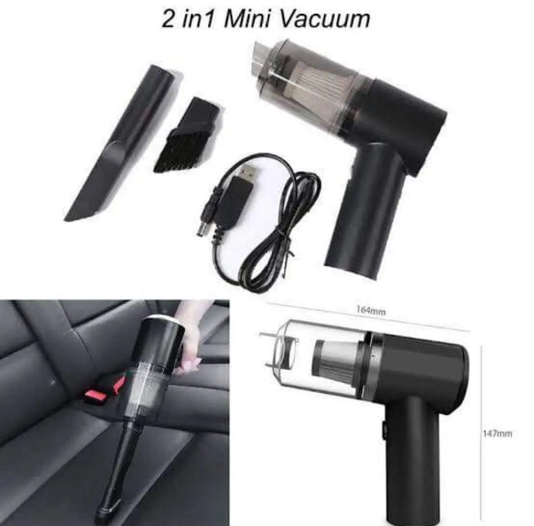 2 In 1 Car Vaccum Cleaner