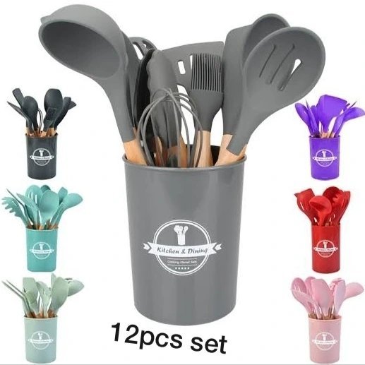 12pc Silicone Kitchen Utensils Set