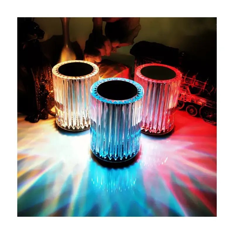 Touch Control Crystal Table Lamp