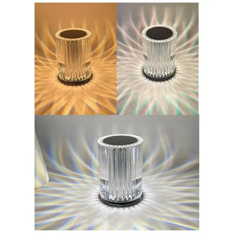Touch Control Crystal Table Lamp