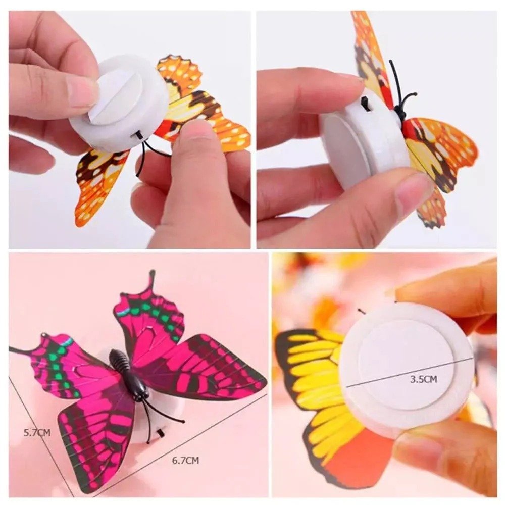 12 pcs LED Butterfly 3D Wall Sticker