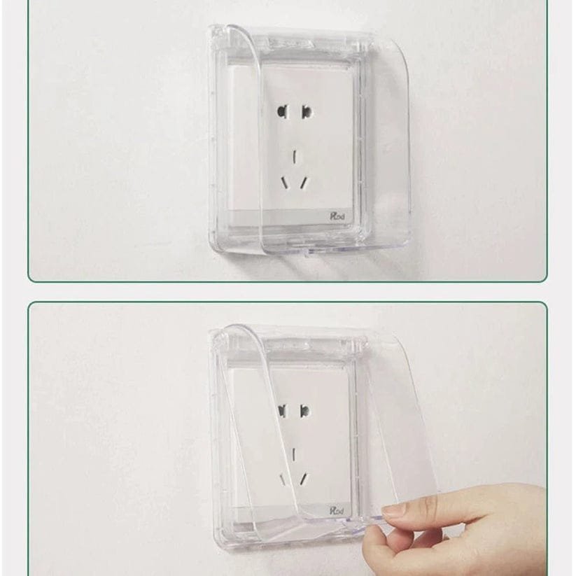 Self-Adhesive Waterproof Socket Protection, Anti-Dust Wall Mounted Cover, Socket Covers