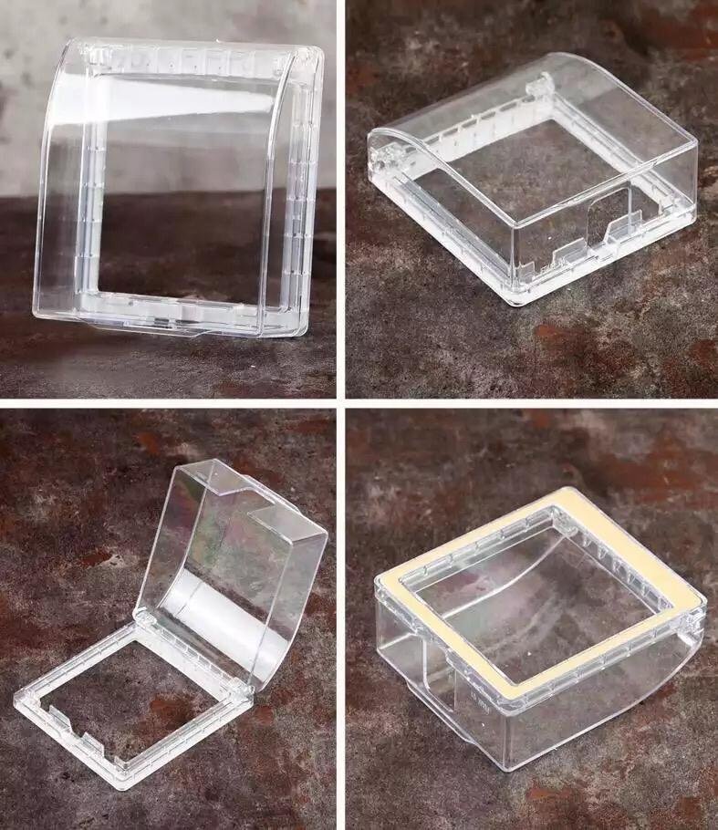 Self-Adhesive Waterproof Socket Protection, Anti-Dust Wall Mounted Cover, Socket Covers