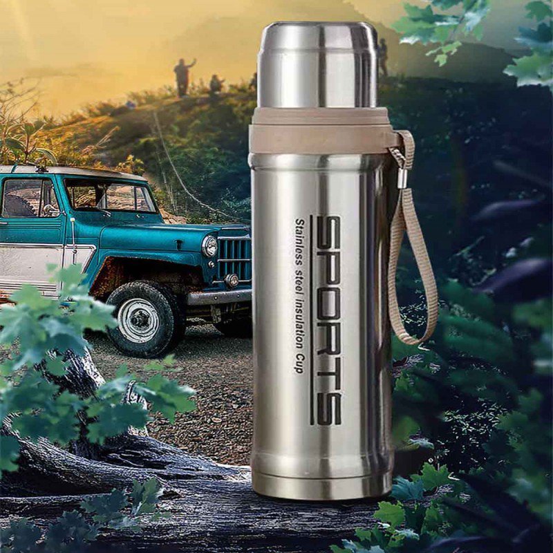 Stainless Steel Vacuum Flask Sports Water Bottle