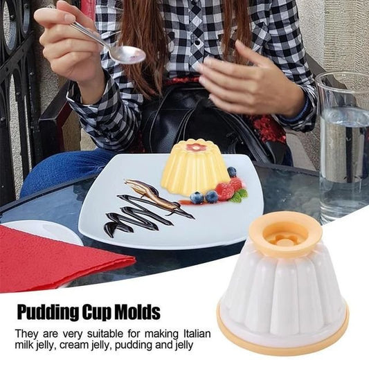 Pack of 4 Custards/Jelly Putting Moulds with Box Packing