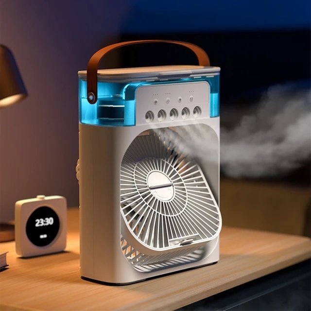 Multifunction Water Spray Mist Fan Air Cooler fan USB Electric