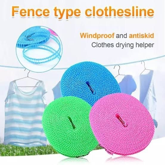 5 Meter Clothesline Anti Slip Clothes Hanging Rope