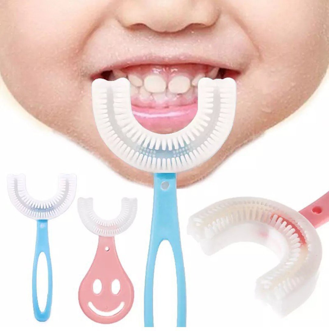 Baby Kid Toothbrush 360 Degree U-shaped Children Toothbrush Oral Care
