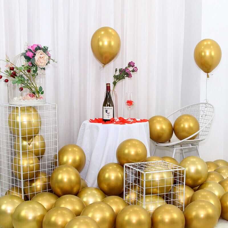 Blue birthday Metallic Balloons