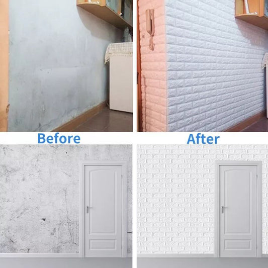 Self adhesive brick Sheets