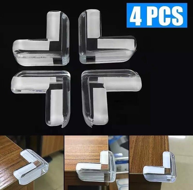 4pcs Baby Kid Silicone Table Corner Protector, Furniture Edge Corner Protector, Anti Collision Guards