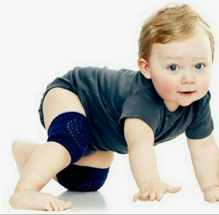 Baby Crawling Anti-Slip Knee Protector, Leg Warmers Kids Knee pads, Adjustable Kneepads