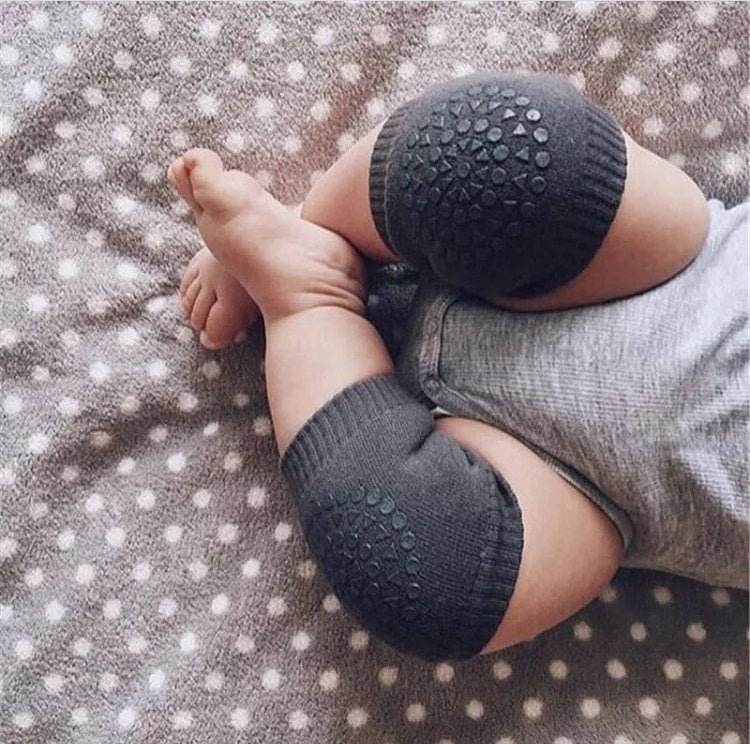 Baby Crawling Anti-Slip Knee Protector, Leg Warmers Kids Knee pads, Adjustable Kneepads