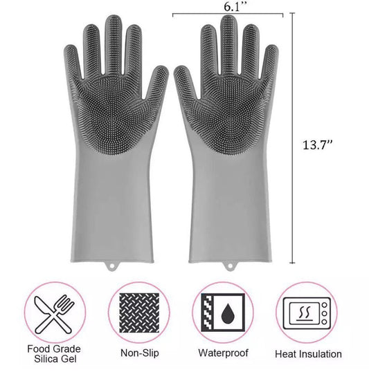 Silicone Washing Gloves