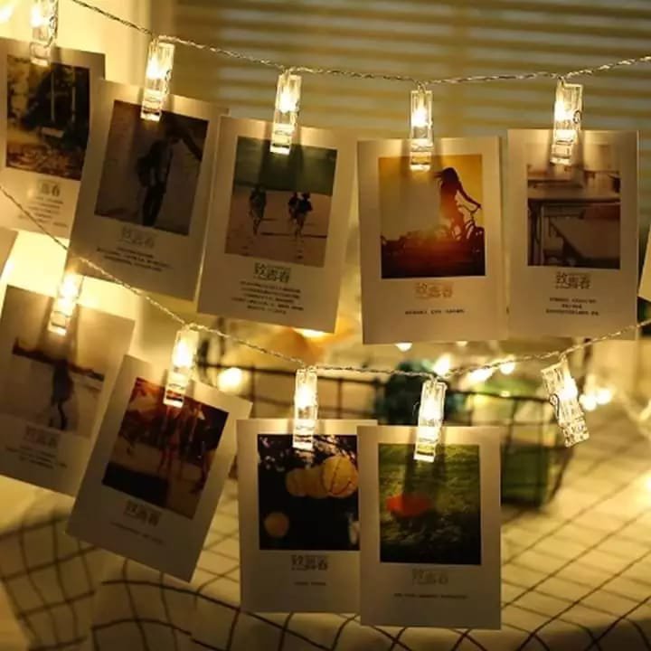 Led Photo Clip String Fairy Lights (10 CLIPS) 2 To 2.5 Meter Approx