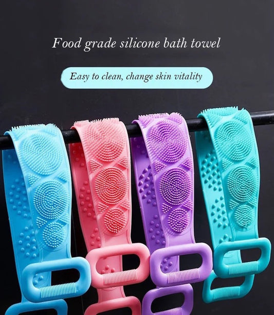 Silicone Body Scrubber Bath Belt