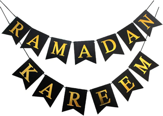 Ramadan Kareem Card Banner For Ramadan Iftar Party Decoration and Celebration