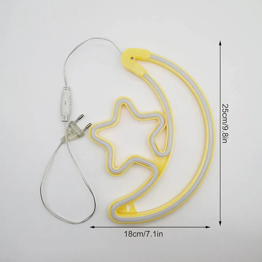 Moon and Star Neon Light Ramadan/Eid decoration