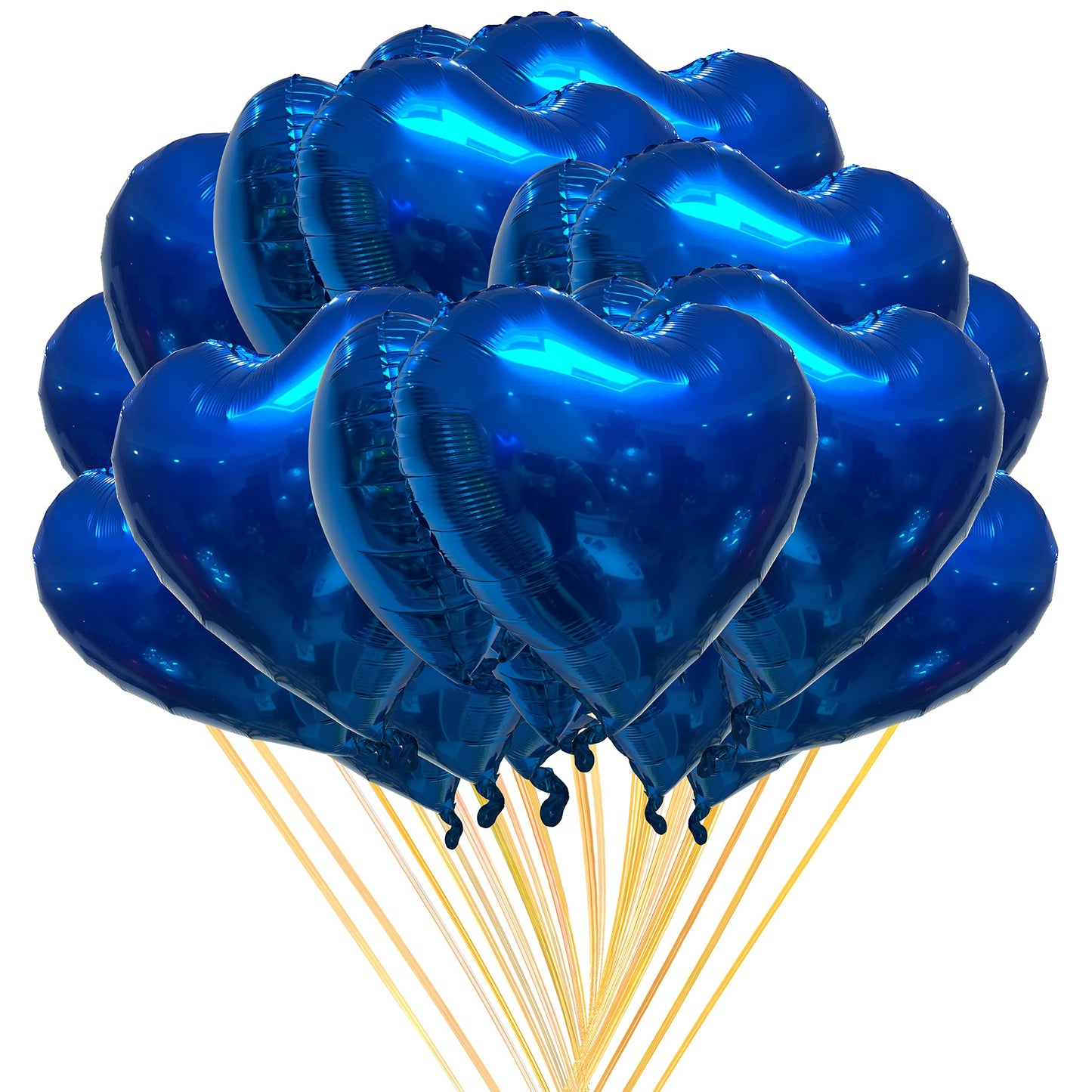 Blue birthday Metallic Balloons