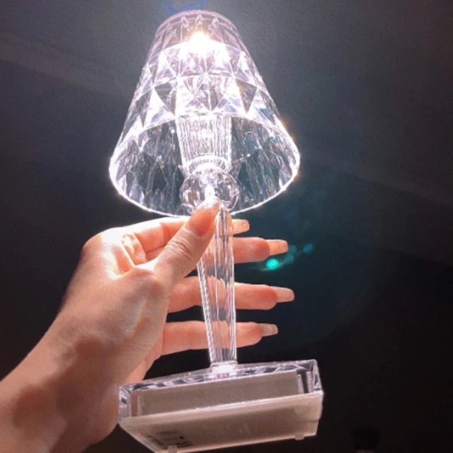 Crystal Diamond Desk Night Light Lamp