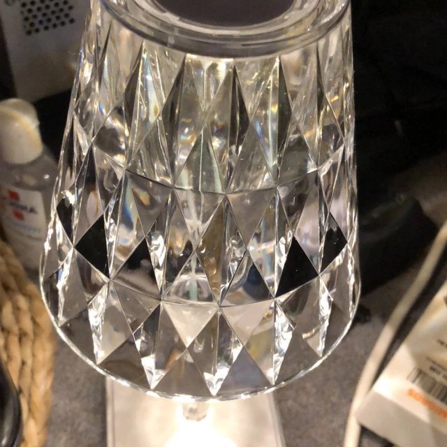 Crystal Diamond Desk Night Light Lamp