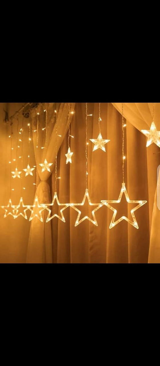 Star Shape Fairylight curtain