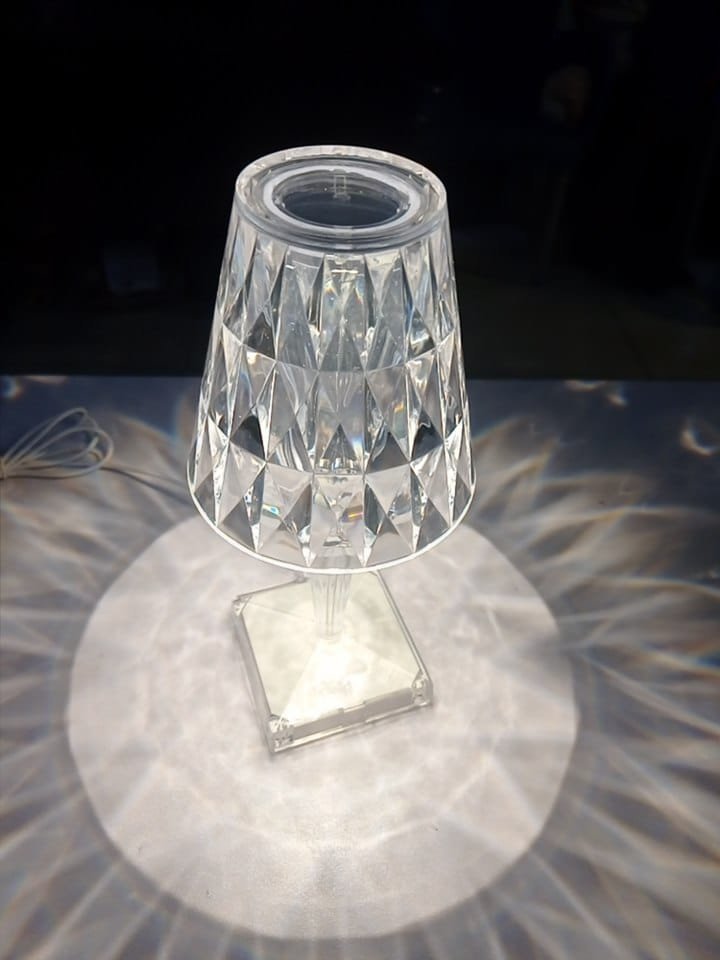 Crystal Diamond Desk Night Light Lamp