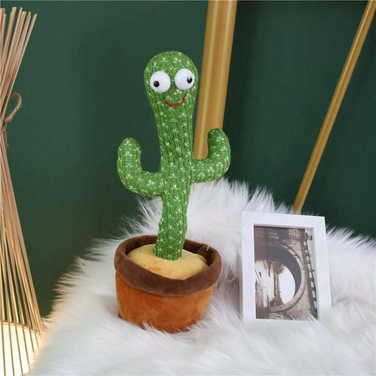 Rechargeable Cactus Talking Toy with Voice Recording