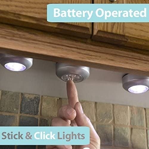 Small Push Button Tap Light