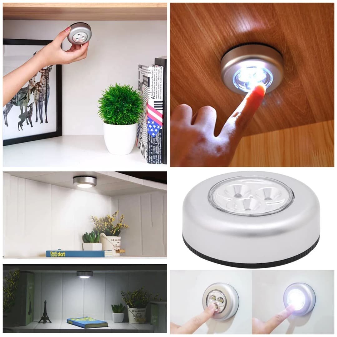 Small Push Button Tap Light