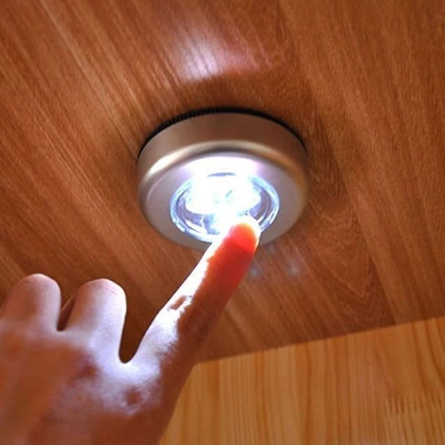 Small Push Button Tap Light
