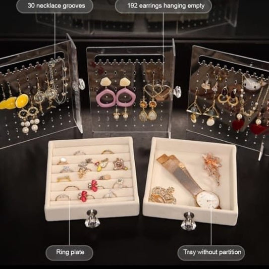 Dust-proof Multifunctional Jewelry Organizer