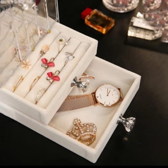 Dust-proof Multifunctional Jewelry Organizer