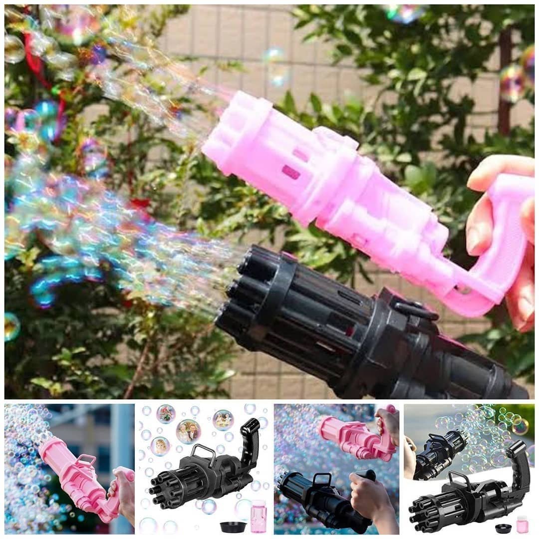 8-Hole Bubble Gun Machine- Kids toy