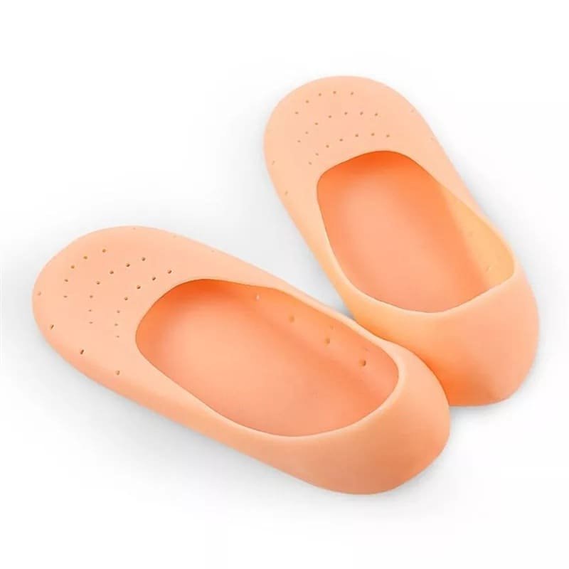 1 Pair Silicone Insole Moisturising Socks,Heels Protector Anti Crack Foot Spa Socks