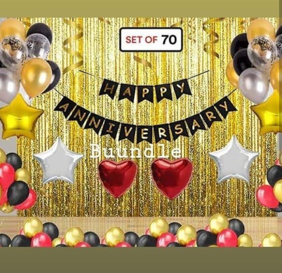 Happy Anniversary Balloons Decor Deal