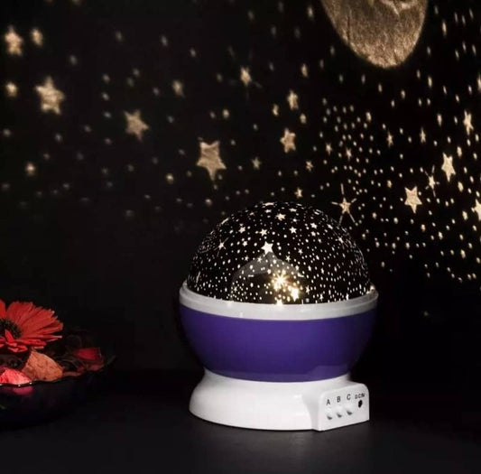 LED 360° Rotating Night Light Projector Starry Sky Star