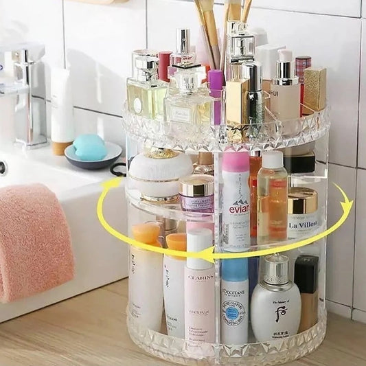 360° Rotating Cosmetic Makeup Organizer Large 13 inches