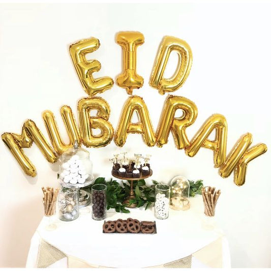 Eid Mubarak Foil Balloons