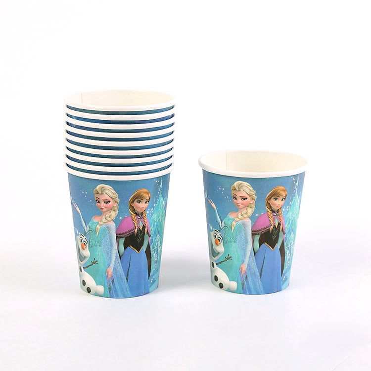 10pc Cartoon paper cups