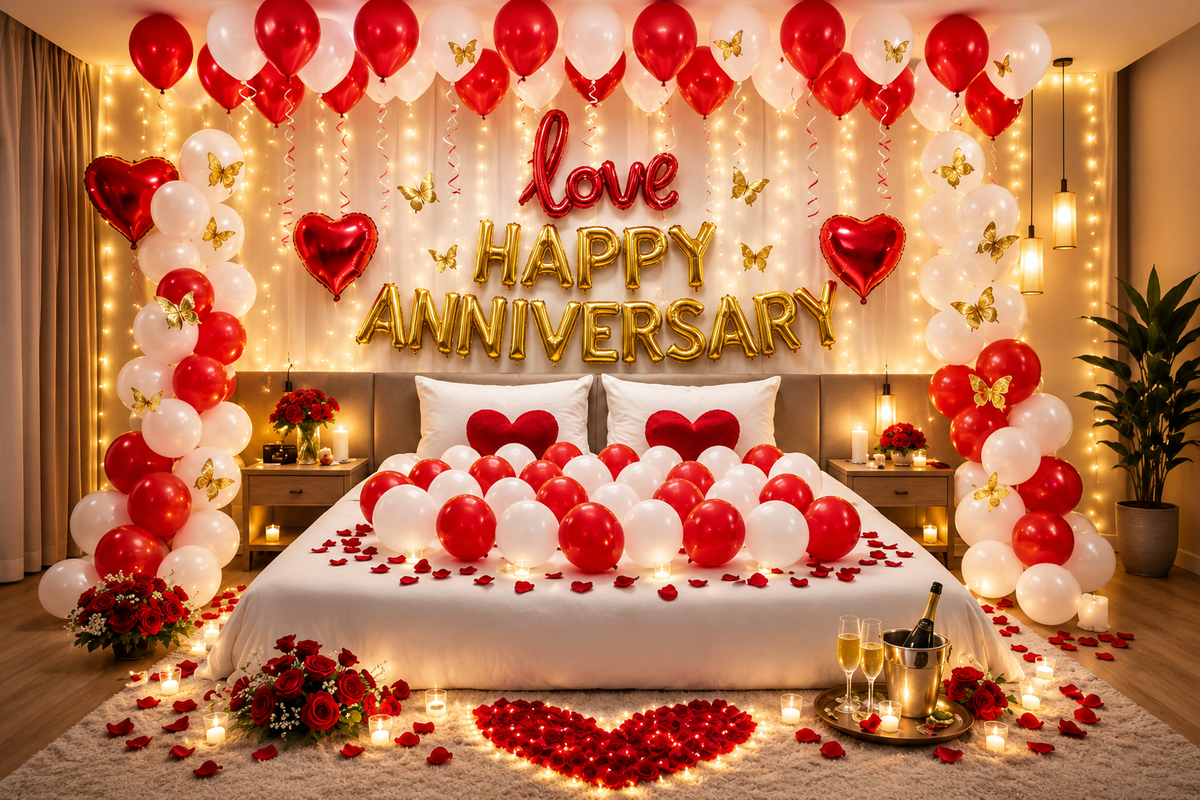 Happy Anniversary With Love Foil Balloon Deal