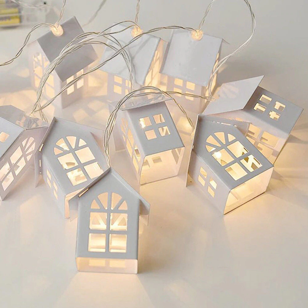 Simple 1.5M 10pcs LED House Style Fairy Light Led String