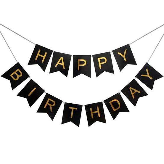 Happy birthday banner