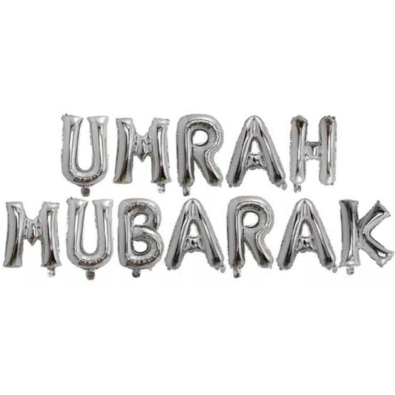 Umrah Mubarak Foil balloon