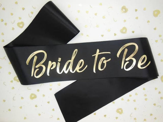Bride to be Sash