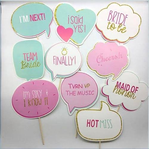 Bride-to-be/Bridal shower Party Props