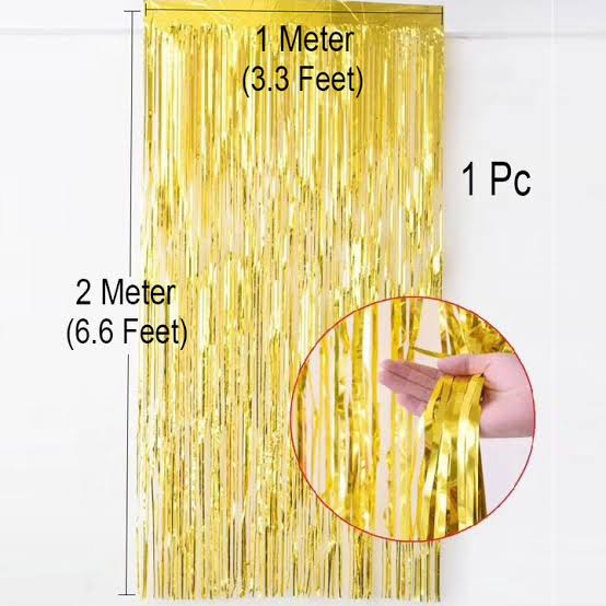 Foil Curtain Fringes