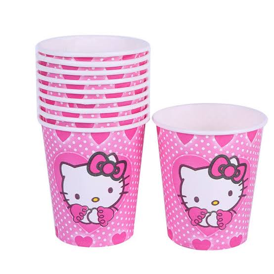 10pc Cartoon paper cups