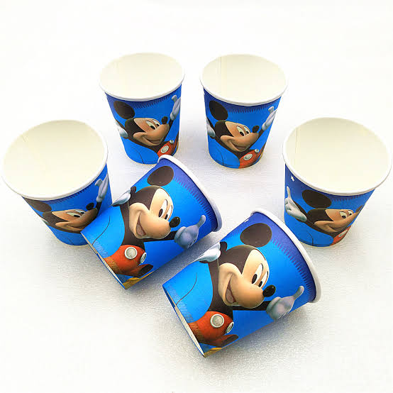 10pc Cartoon paper cups